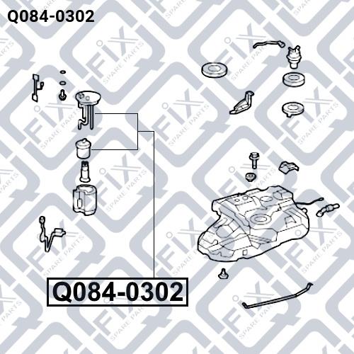 Топливный фильтр Q-fix Q084-0302