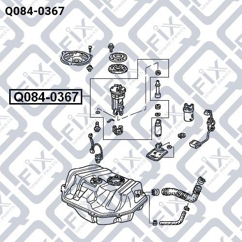 Паливний фільтр Q-fix Q084-0367