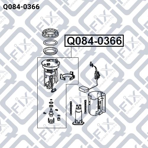 Паливний фільтр Q-fix Q084-0366