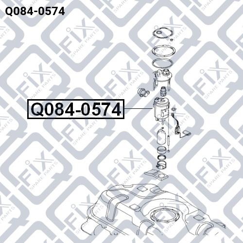 Паливний фільтр Q-fix Q084-0574
