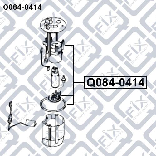 Фільтр палива Q-fix Q084-0414