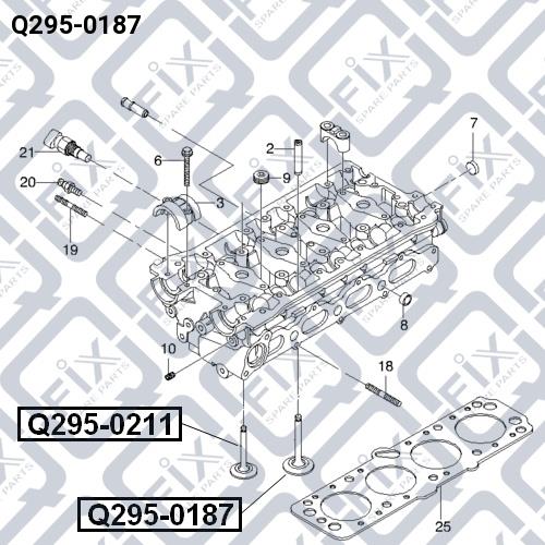 Клапан впускной Q-fix Q295-0187
