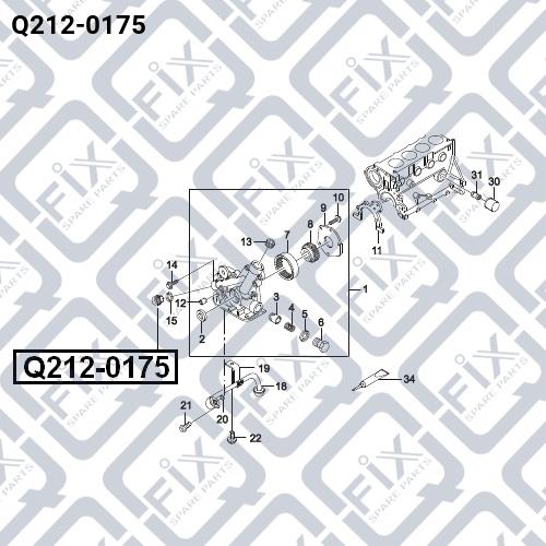 Датчик давления масла Q-fix Q212-0175