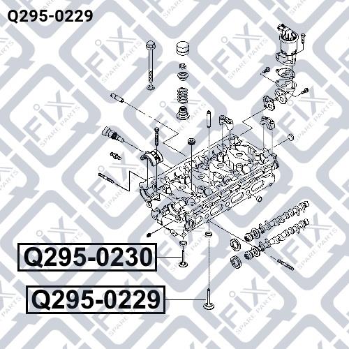 Клапан впускной Q-fix Q295-0229