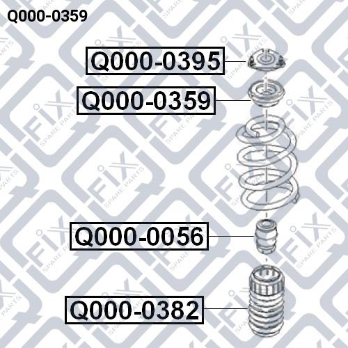 Підшипник опори амортизатора Q-fix Q000-0359