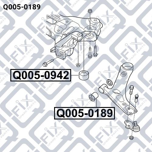 Сайлентблок Q-fix Q005-0189