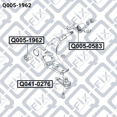 Сайлентблок Q-fix Q005-1962
