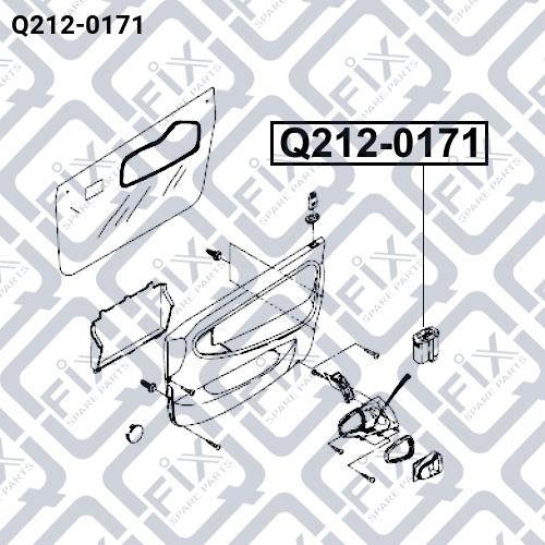 Вимикач склопідіймача Q-fix Q212-0171