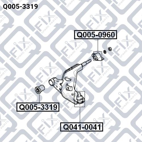 Сайлентблок Q-fix Q005-3319