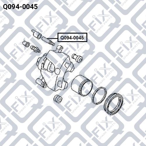 Направляющая суппорта Q-fix Q094-0045