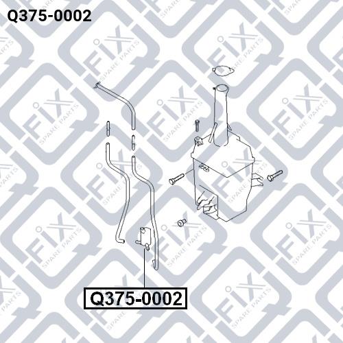Мотор омивача скла Q-fix Q375-0002