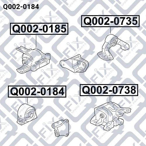 Q-fix Подушка двигуна – ціна 483 UAH