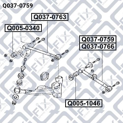 Важіль підвіски Q-fix Q037-0759