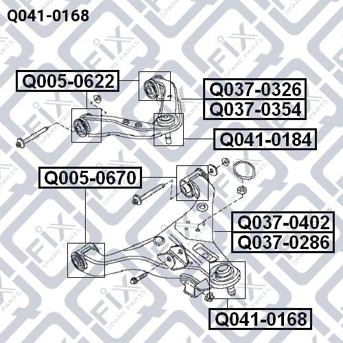 Шаровая опора Q-fix Q041-0168