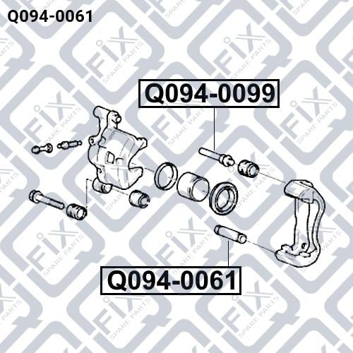 Направляющая суппорта Q-fix Q094-0061