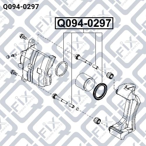 Ремкомплект суппорта Q-fix Q094-0297