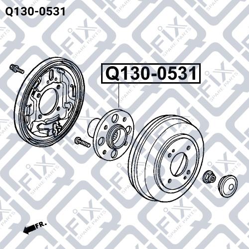 Маточина колеса Q-fix Q130-0531