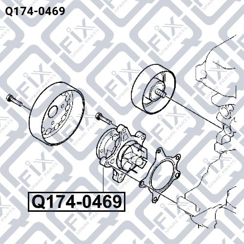 Помпа водяная Q-fix Q174-0469