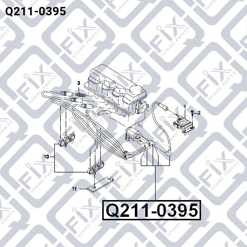 Провода свечные комплет Q-fix Q211-0395