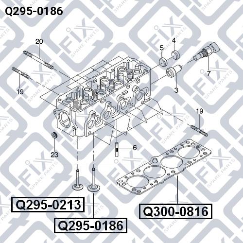 Клапан впускной Q-fix Q295-0186