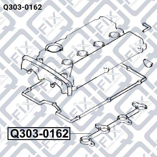 Кольцо уплотнительное свечного колодца Q-fix Q303-0162
