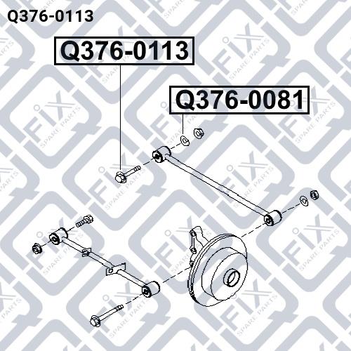 Болт ексцентриковий Q-fix Q376-0113