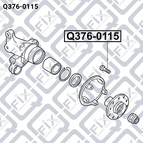 Шпилька крепления колеса Q-fix Q376-0115