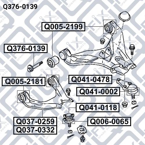 Болт розвальний Q-fix Q376-0139