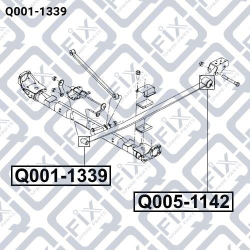 Втулка рессоры Q-fix Q001-1339