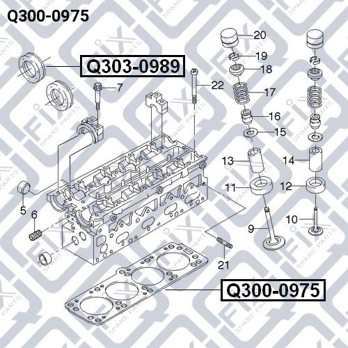 Прокладка ГБЦ Q-fix Q300-0975