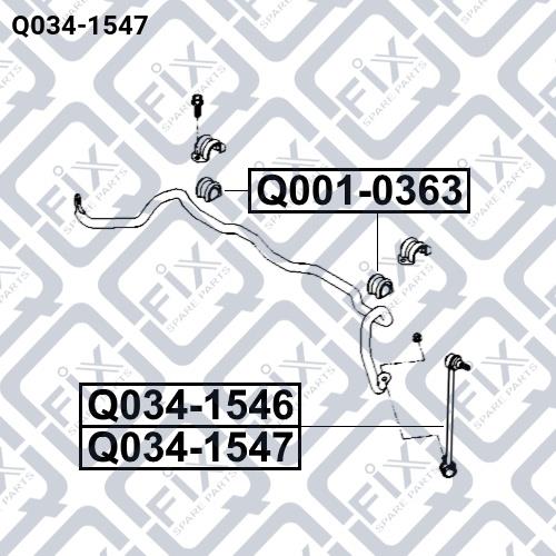 Стійка стабілізатора Q-fix Q034-1547