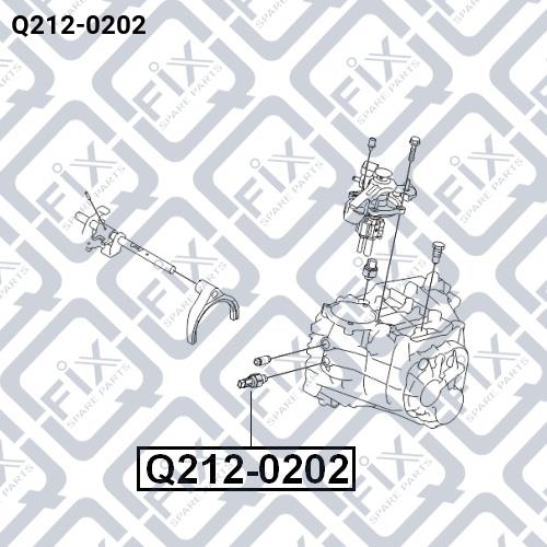 Датчик включения заднего хода Q-fix Q212-0202