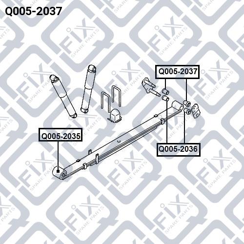 Сайлентблок Q-fix Q005-2037