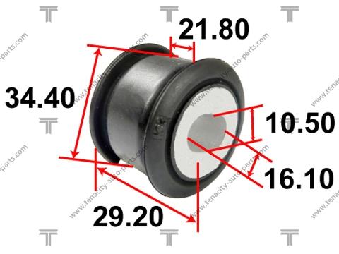 Tenacity AAMHO1055 Сайлентблок рычага подвески AAMHO1055: Отличная цена - Купить в Украине на EXIST.UA! AAMHO1055 Tenacity Сайлентблок рычага подвески