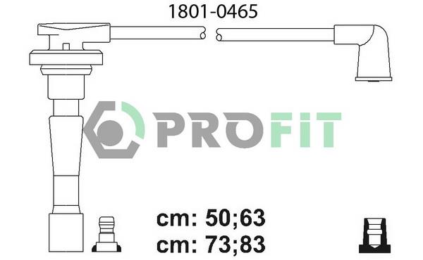 Profit 1801-0465 Дроти високовольтні, комплект 18010465: Купити в Україні - Добра ціна на EXIST.UA!