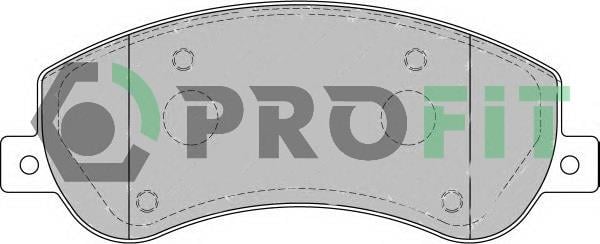Profit 5000-1928 Гальмівні колодки передні, комплект 50001928: Купити в Україні - Добра ціна на EXIST.UA!