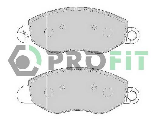 Profit 5000-1461 Гальмівні колодки передні, комплект 50001461: Купити в Україні - Добра ціна на EXIST.UA!