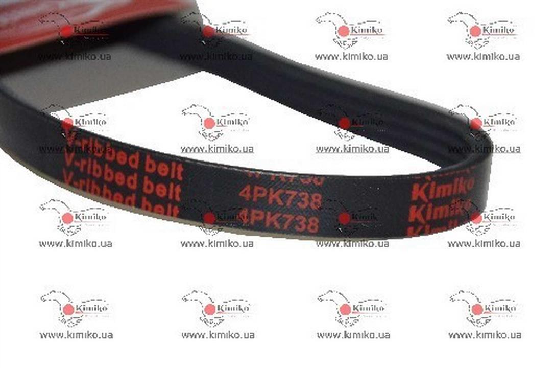 Kimiko 4PK738-KM Ремінь поліклиновий 4PK738 4PK738KM: Купити в Україні - Добра ціна на EXIST.UA!