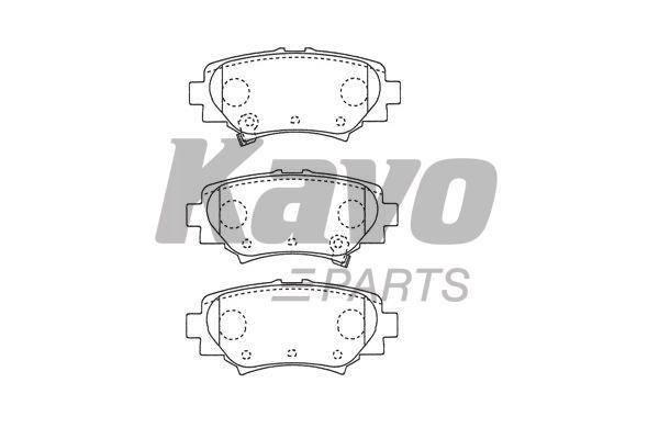 Kavo parts BP4586 Гальмівні колодки, комплект BP4586: Купити в Україні - Добра ціна на EXIST.UA!