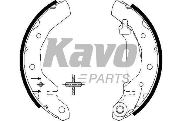 Kavo parts KBS1407 Колодки гальмівні барабанні, комплект KBS1407: Купити в Україні - Добра ціна на EXIST.UA!