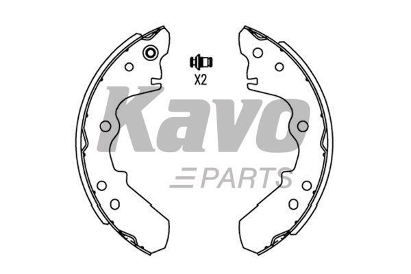 Kavo parts KBS3902 Колодки гальмівні барабанні, комплект KBS3902: Приваблива ціна - Купити в Україні на EXIST.UA!