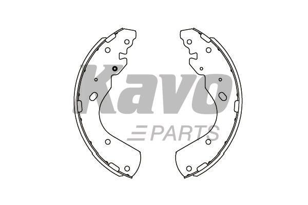 Kavo parts KBS5404 Колодки гальмівні барабанні, комплект KBS5404: Купити в Україні - Добра ціна на EXIST.UA!
