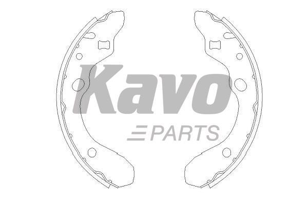 Kavo parts Колодки гальмівні барабанні, комплект – ціна 1174 UAH