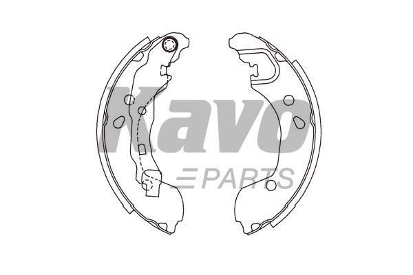 Kavo parts Колодки гальмівні барабанні, комплект – ціна 828 UAH