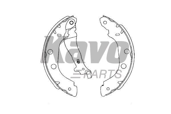 Kavo parts KBS7419 Колодки гальмівні барабанні, комплект KBS7419: Купити в Україні - Добра ціна на EXIST.UA!
