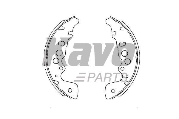 Kavo parts Колодки тормозные барабанные, комплект – цена 1116 UAH