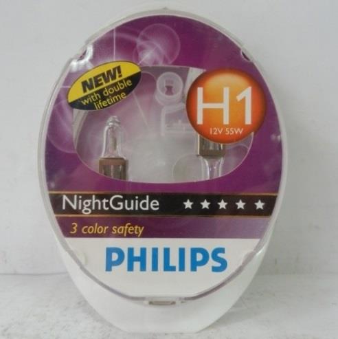 Philips 12258NG Лампа галогенна Philips Nightguide Doublelife 12В H1 55Вт 12258NG: Купити в Україні - Добра ціна на EXIST.UA!