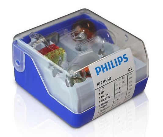 Philips 55010SKKM Набір запасних ламп Philips Single Kit H1/H7 12V 55010SKKM: Купити в Україні - Добра ціна на EXIST.UA!