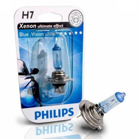 Philips 12972BVUB1 Лампа галогенна Philips Bluevision Ultra 12В H7 55Вт 12972BVUB1: Приваблива ціна - Купити в Україні на EXIST.UA!