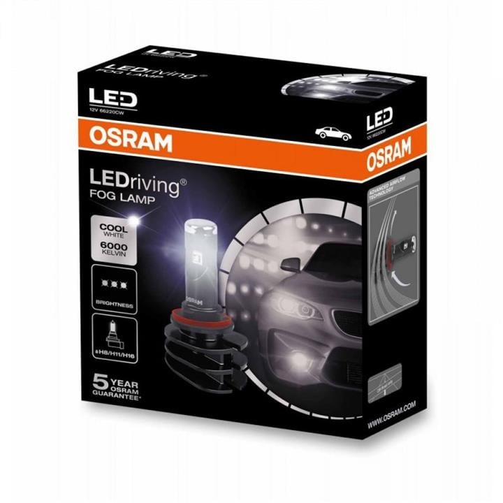 Osram 66220CW Лампы светодиодные комплект Osram LEDriving FOG LAMP H8/H11/H16 12V 13W 6000K (2 шт.) 66220CW: Купить в Украине - Отличная цена на EXIST.UA!